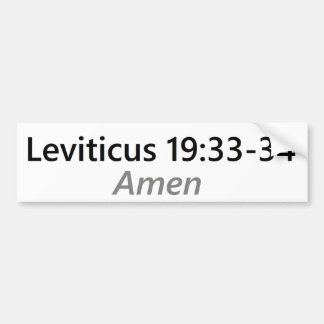 Leviticus 19:33 - 35 bildekal
