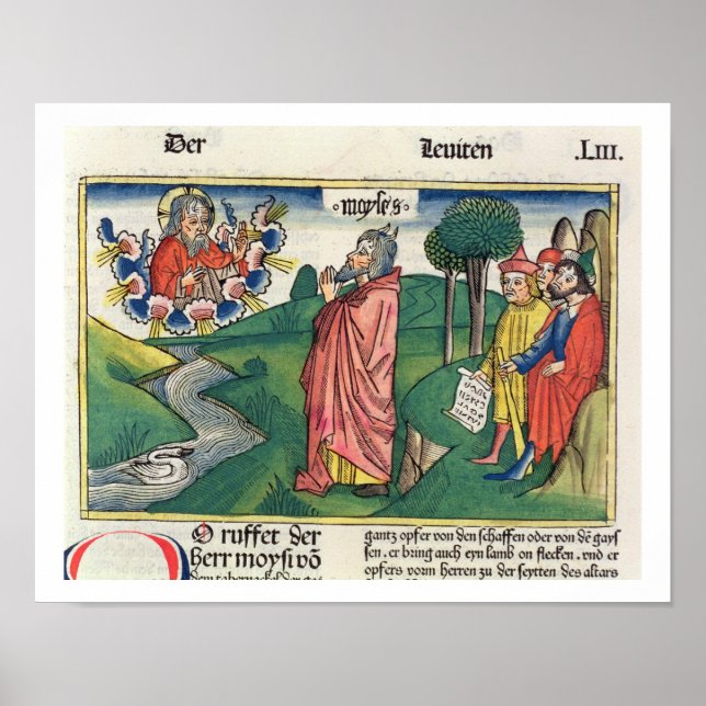 Leviticus 1 1-7 Lagen om erbjudanden, från "Nu" Poster (Framsidan)