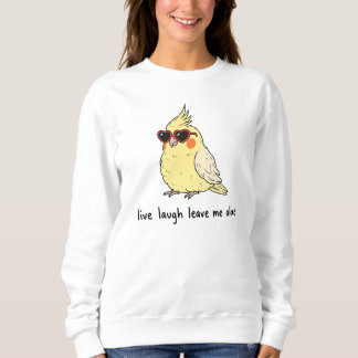 Levla Lätt Lämna Mig I Fred Med Min Nymfparakit - T Shirt