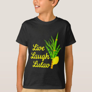 Levla Lulav Etrog Glad Sukkot Judisk Sukkah  T Shirt