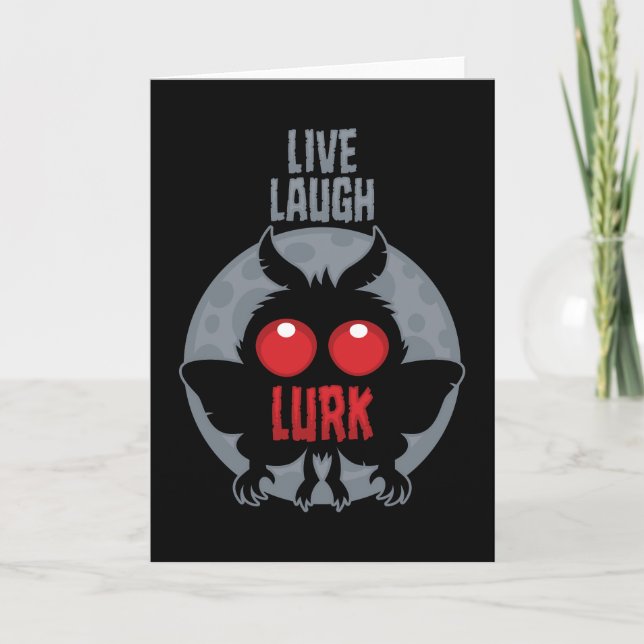 Levla Lura Mothman Kryptid Kort (Framsida)