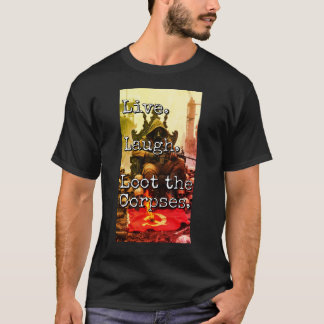 Levla Skratta Krigsbyte Krigsherre Tron Skalle Dek T Shirt