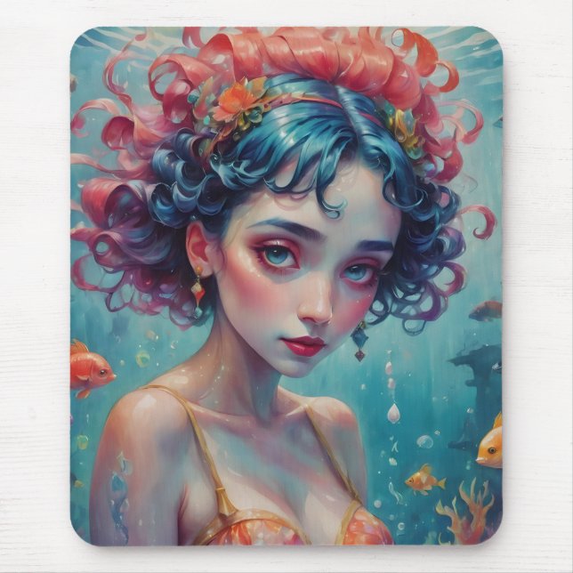 Levnad i fiskskål, ingen2 musmatta (Framsidan)