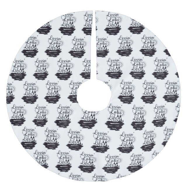 **LEVNAD I SJÖ** JULGRANSMATTA BORSTAD POLYESTER (Framsidan)