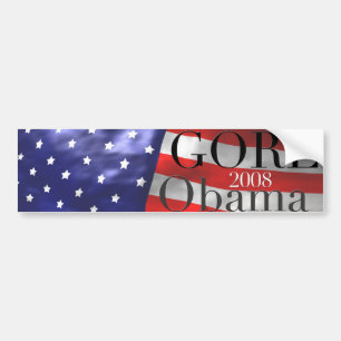 LEVRAT BLOD Obama 2008 Bildekal