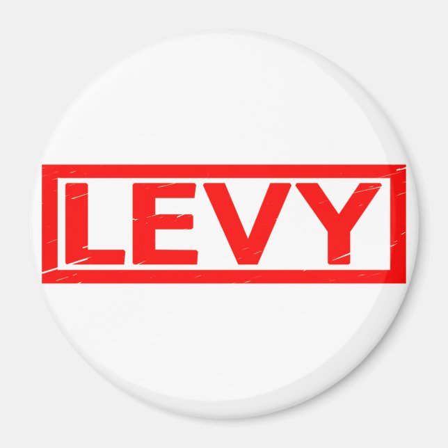 Levy Frimärke Magnet (Framsidan)