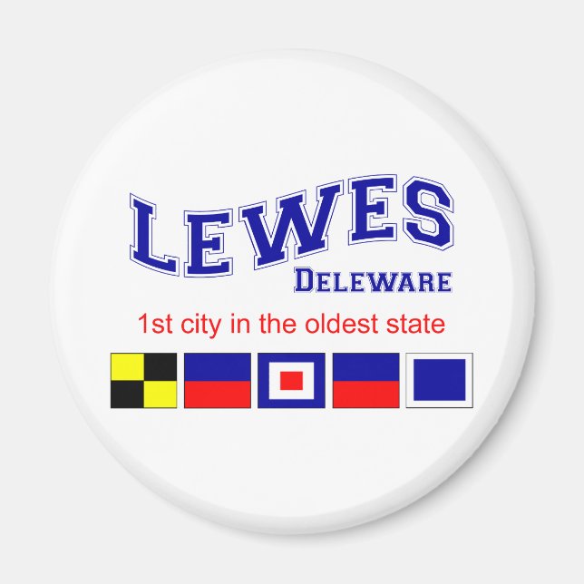 Lewes, DE Magnet (Framsidan)
