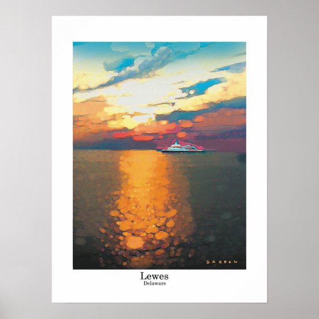 Lewes Delaware Poster (Framsidan)