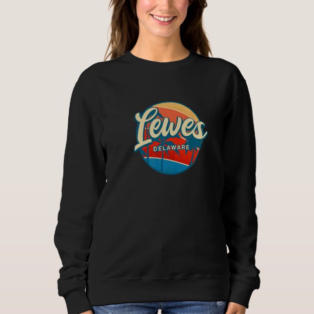 Lewes Delaware Summer De Tropical Lewesian Beach T Shirt (Framsida)