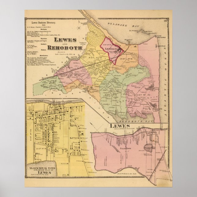 Lewes och RehoBåde Poster (Framsidan)