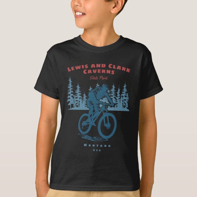 Lewis And Clark Caverns State Park Mountain Bike C T Shirt (Framsida)