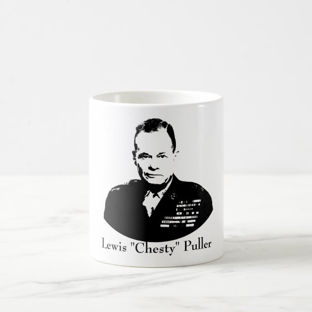 Lewis "bredbröstad" Puller Kaffemugg (Center)