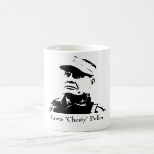 Lewis "bredbröstad" Puller Kaffemugg