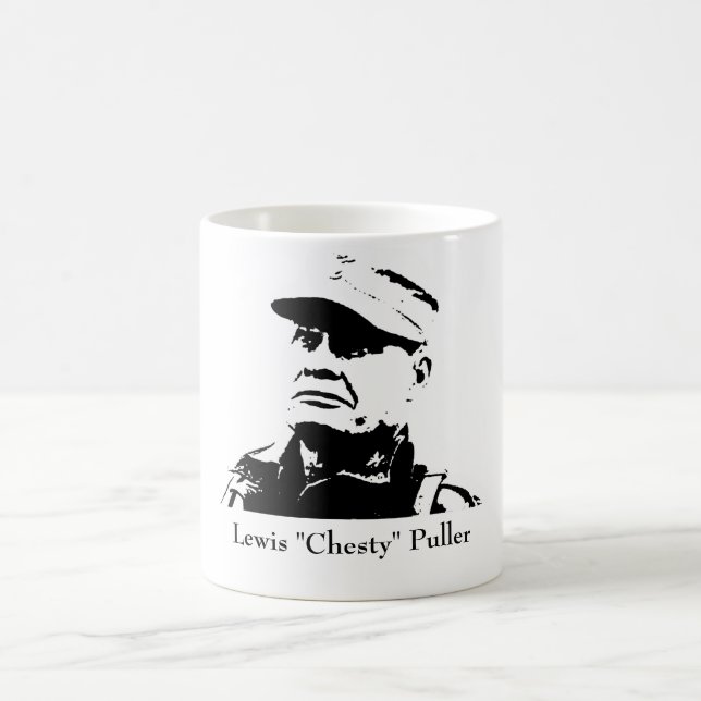Lewis "bredbröstad" Puller Kaffemugg (Center)