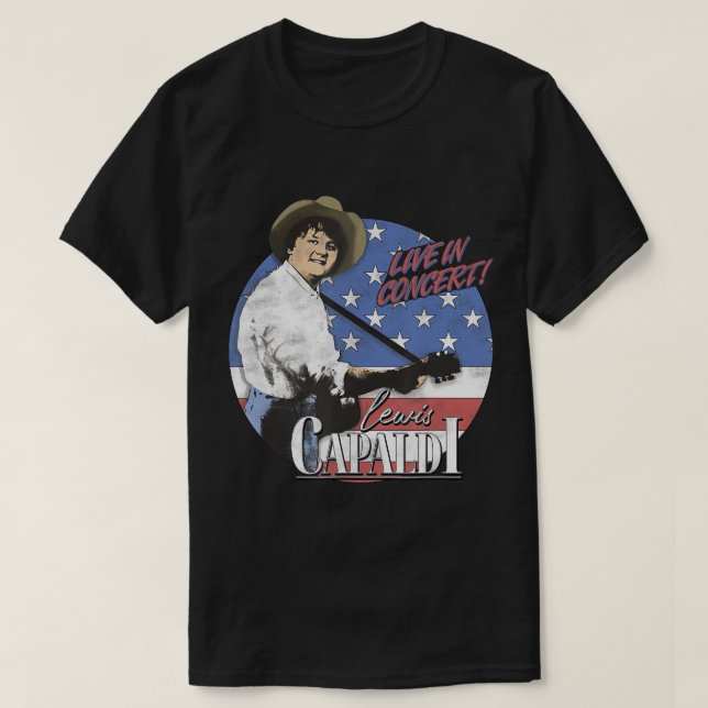 Lewis Capaldi â€"Americas Swehoney Salt Sjö Ci T Shirt (Design framsida)