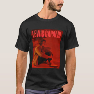 Lewis Capaldi€"Album Cover Red Text T Shirt