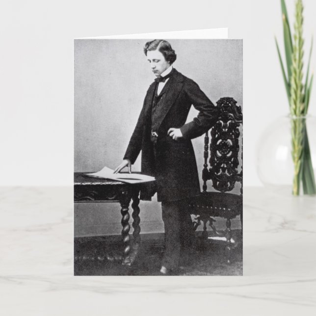 Lewis Carroll åldrades 29 Kort (Framsida)