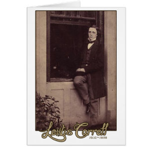 Lewis Carroll foto 2 Hälsningskort