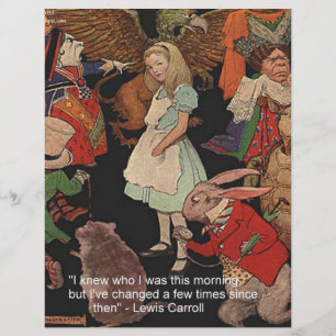 Lewis Carroll-illustration & Mind Change-citat