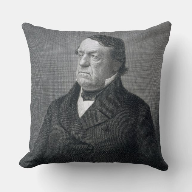 Lewis Cass som inristas av William G. Jackman Kudde (Framsida)