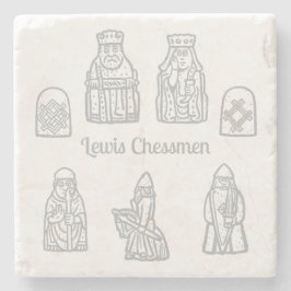 Lewis Chessmen in the Frontline Stenunderlägg