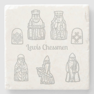 Lewis Chessmen in the Frontline Stenunderlägg
