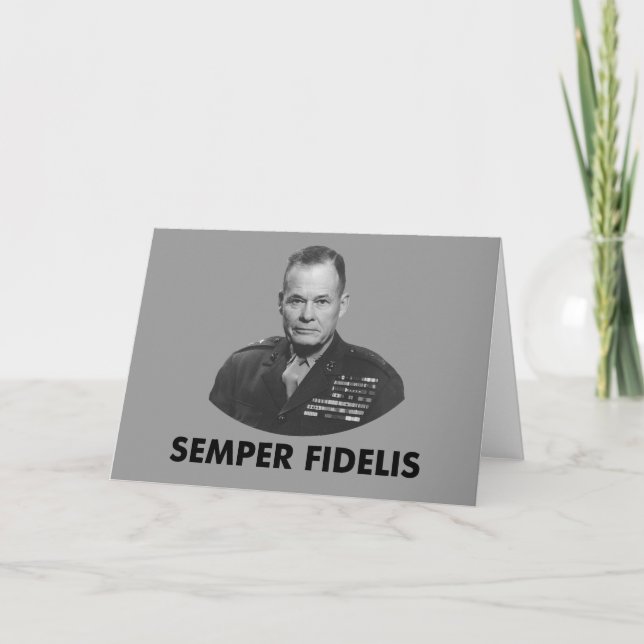 Lewis "Chety" Puller Kort (Framsida)