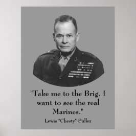 Lewis "Chety" Puller - Krig Hero Poster