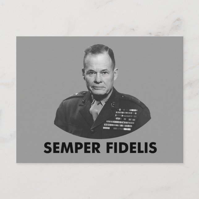 Lewis "Chety" Puller Vykort (Framsida)