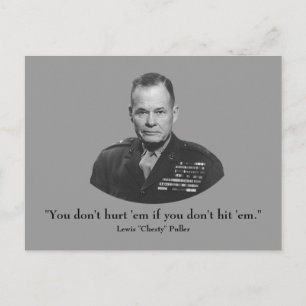 Lewis "Chety" Puller Vykort