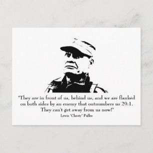 Lewis "Chety" Puller Vykort