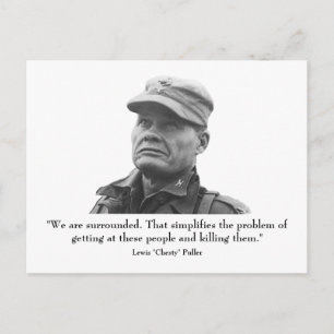 Lewis "Chety" Puller Vykort