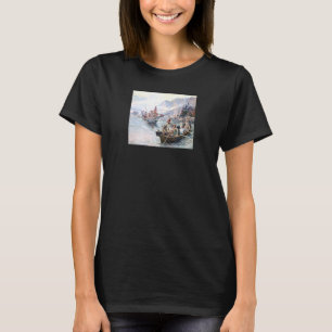 Lewis Clark Expedition på nedre Colombia T Shirt