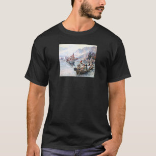 Lewis Clark Expedition på nedre Colombia T Shirt