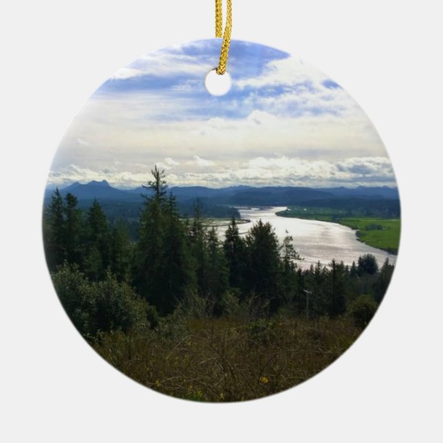 Lewis & Clark River, ELLER Julgransprydnad Keramik (Framsidan)