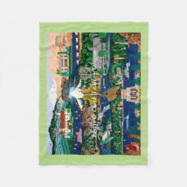 Lewis & Clark slinga~ Oregon Fleecefilt