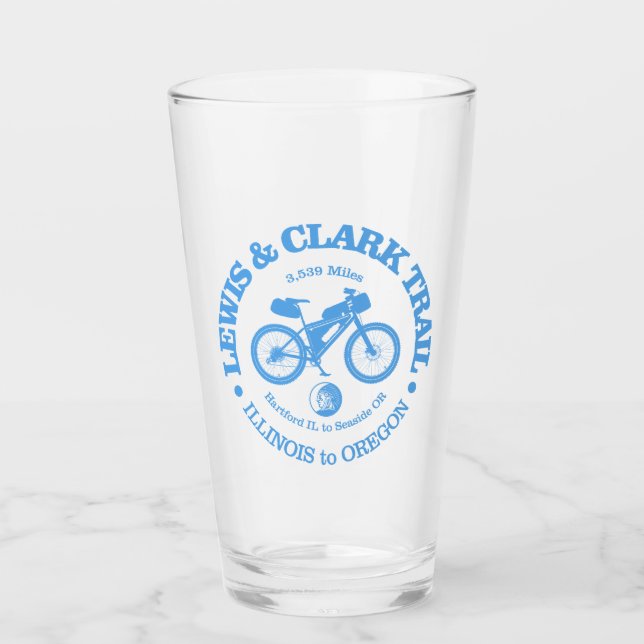 Lewis & Clark Trail (cykling) Glaskopp (Framsida)