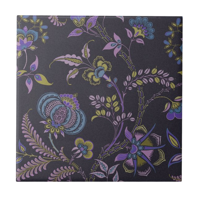 Lewis Day's "Granny" Small Ceramic Tile Kakelplatta (Framsidan)