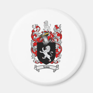 Lewis familjvapensköld - Lewis vapensköld Magnet