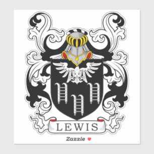 Lewis Family Crest Klistermärken