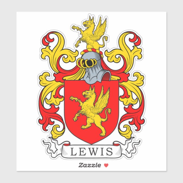 Lewis Family Crest Klistermärken (Ark)