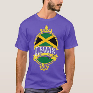 Lewis Family Jamaica Flagga T Shirt