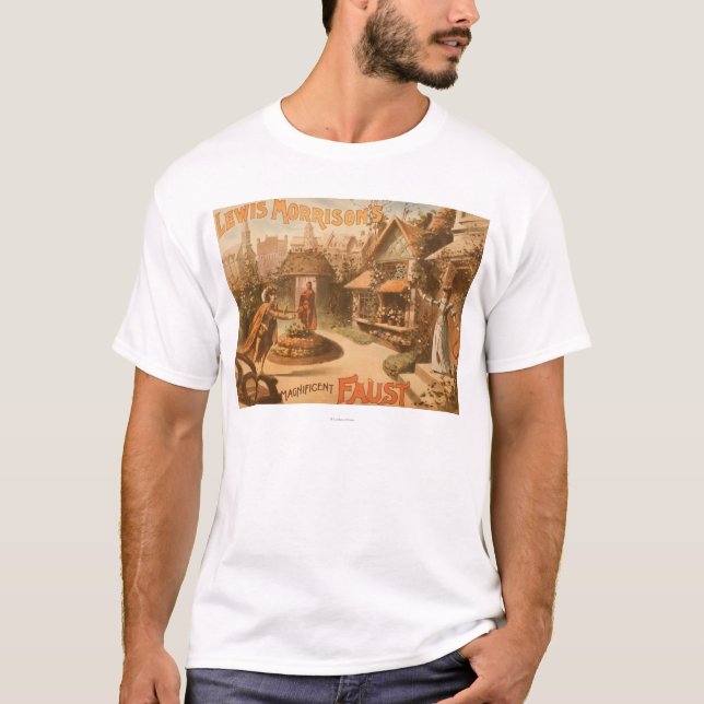 Lewis Morrisons storartad Faust Theatre Tee (Framsida)