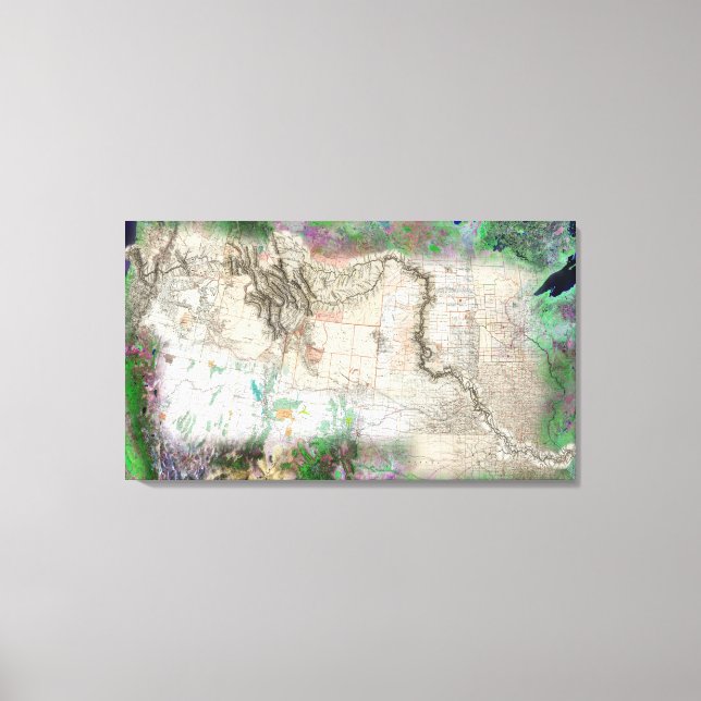 Lewis och Clark Canvastryck (Framsida)