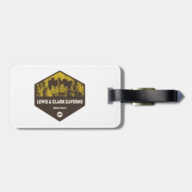 Lewis och Clark Caverns State Park Montana Bagagebricka (Baksida Vågrät)