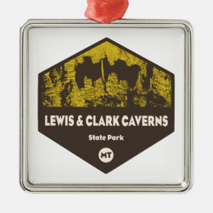 Lewis och Clark Caverns State Park Montana Julgransprydnad Metall