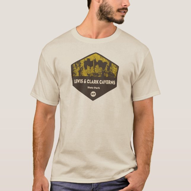 Lewis och Clark Caverns State Park Montana T Shirt (Framsida)