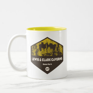 Lewis och Clark Caverns State Park Montana Två-Tonad Mugg