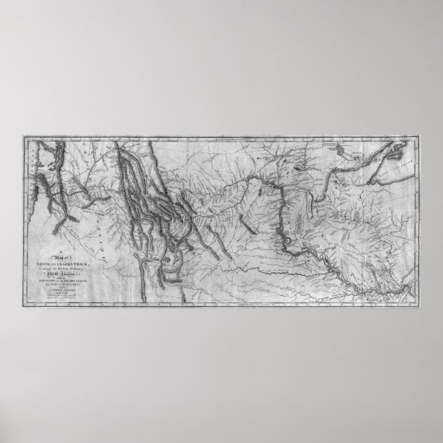 Lewis och Clark Expedition Poster (Framsidan)