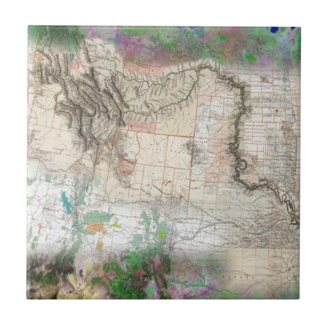 Lewis och Clark Kakelplatta (Framsidan)